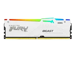 Пам'ять для настільних комп'ютерів Kingston Fury Beast RGB White (KF556C40BWAK2-64) - мініатюра 3