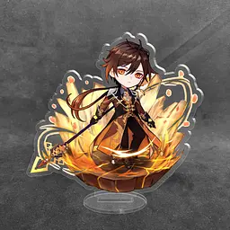 Акрилова колекційна фігурка Геншин Імпакт - Genshin Impact Chibi Чжун Лі 10 см - мініатюра 2