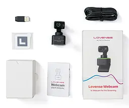 Веб-камера Lovense WebCam 4К зі штучним інтелектом для стриму активація чайовими - мініатюра 6