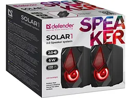 Колонки для комп'ютера Defender Solar 1 Black (65401) - мініатюра 8