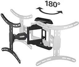 Кріплення ТВ поворотне TV-WB 32-65 чорний Hama teh0013033 - мініатюра 5