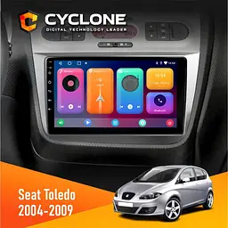 Штатна магнітола Seat Toledo 2004-2009 Cyclone C9-001 2x32 CPL Cyclone (НФ-00002782)