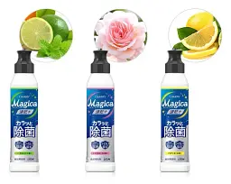Японський засіб для миття посуду Lion Charmy Magica Quick Dry з ароматом троянди 220 мл - мініатюра 2