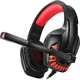 Гарнітура REAL-EL GDX-7650 Чорний/Червоний