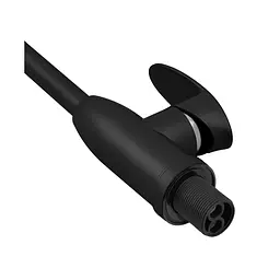 Змішувач для кухні Plamix Cezar-011-B Set Matte з підведенням black PM0668, Чорний матовий - мініатюра 3