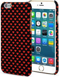 Чохол-накладка ARU для iPhone 6 Hearts Dark Blue