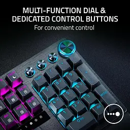 Клавіатура Razer Huntsman V3 Pro 8KHz 104key Analog Optical Switch Gen-2 USB-A EN RGB Black (RZ03-05530100-R3M1) - мініатюра 5