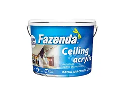 Фарба інтер' єрна FAZENDA 1,2кг Бiлий ВДА Ceiling