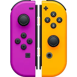 Геймпад Nintendo Joy-Con (L/R гемпад) Neon Purple/Neon Orange [86914] - мініатюра 3