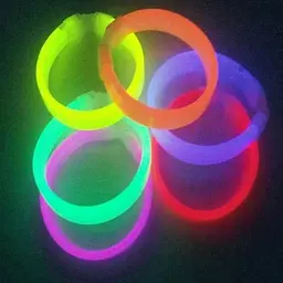 Браслет неоновий ширина 2 см C66390 - мініатюра 3