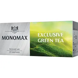 Набір пакетованого зеленого чаю Monomax Exclusive Green Tea 112.5 г (75 шт. x 1.5 г) - мініатюра 3