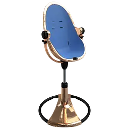 Стільчик для годування Bloom Fresco Rose gold/Riviera blue (U10515-GRB\E10540-RBL) - мініатюра 5