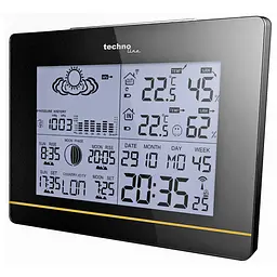 Метеостанція Technoline WS6750 Black (WS6750), Чорний - мініатюра 3