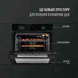 Духова шафа електрична PERFELLI PERLA 6D10I NERO - мініатюра 2