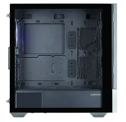 Корпус Zalman Z10 DS Black Mid Tower без БП для ATX / Micro ATX / Mini ITX 1xType-C / 2xUSB 3.0 макс. CPU - 173 мм / VGA - 395 мм 1x120 мм ARGB / 2x120 мм 15.6` LCD екран (1920x1080) бічна панель із загартованого скла - мініатюра 3