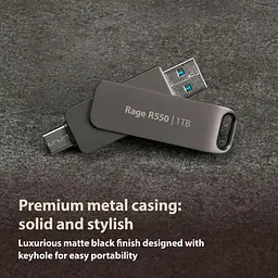 Флеш-накопичувач Patriot USB 3.2 Gen 1 Rage R550 64GB Type-A+C - мініатюра 6