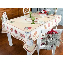 Скатертина Lefard Home Textile Bisquit гобеленова 300х140 см (732-194) - мініатюра 4