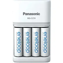 Зарядний пристрій Panasonic Smart-Quick Charger + Eneloop AA/HR06 Ni-Mh 2000 мАh 4 шт. - мініатюра 2