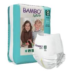 Еко-підгузки-трусики Bambo Nature Pants 8 (19+ кг)