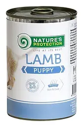 Вологий корм для цуценят усіх порід з ягням Nature's Protection Puppy Lamb 800 г