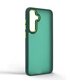 Противоударный чехол для Samsung Galaxy S24 FE 5G (SM-S721), Frame, зеленый, панель-накладка, термополиуретан TPU + поликарбонат PC, защита всего корпуса, защита кнопок и камеры, устойчив к деформациям, ArmorStandart (ARM76913) - мініатюра 2