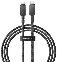 Кабель Baseus Unbreakable Series Fast Charging Cable Type-C to Lightning 20W 2m P10355803111-01 Black