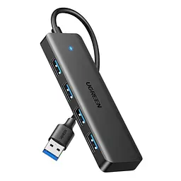 Концентратор - розгалуджувач - хаб Ugreen CM219 (UGR-25851) 4-Port USB 3.0 Hub 0.15m - мініатюра 2