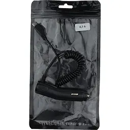 Автомобільний зарядний пристрій TOTO TZN-65 Car charger MicroUsb 700 mA 1.2m Black - мініатюра 2