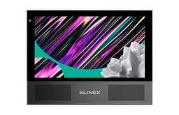AHD відеодомофон Slinex Sonik 7 (black), 7” сенсорний IPS екран, запис руху, слот microSD, 176×133×20 мм