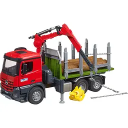 Іграшкова машинка Bruder Лісовоз MB Arocs з маніпулятором 1:16 (03669) - мініатюра 5
