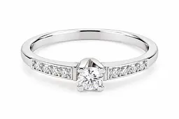 Золота каблучка з діамантами К-0843 21.5