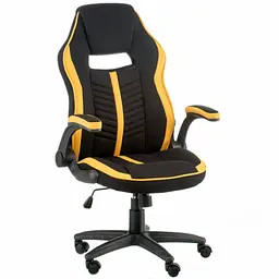 Ігрове крісло Special4You Prime black/yellow (000003638) - мініатюра 3