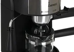 Кавоварка ріжкова еспресо Laretti LR-CM7917 Black UA - мініатюра 4
