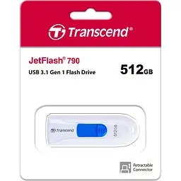 TS512GJF790W 512GB USB 3.1 JetFlash 790, White - мініатюра 4