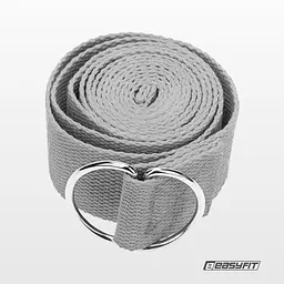 Ремінь для йоги EasyFit сірий - мініатюра 3