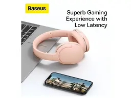 Навушники з мікрофоном BASEUS Encok D02 Pro Pink (NGD02-C04) - мініатюра 2