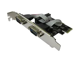 Контролер Dynamode RS232 (COM) 2 канала чіпсет WCH 382 PCI-E