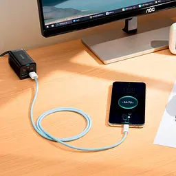 Кабель Baseus Dynamic Series Fast Charging Cable USB to Type-C 100W 1m CALD000603 Blue - мініатюра 8
