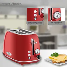 Тостер Profi Cook PC-TА 1193 Red - мініатюра 4