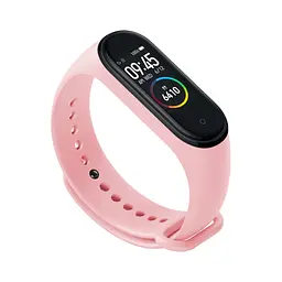 Силіконовий ремінець для фітнес браслетів Xiaomi Mi Band 3/4, Silicone, pale pink, зі зручною застібкою, на фітнес трекер та смарт годинник, ArmorStandart (ARM55111)