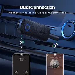 Бездротовий ресивер-трансмітер Ugreen CM403. 3.5 mm Bluetooth 5.0 - мініатюра 9