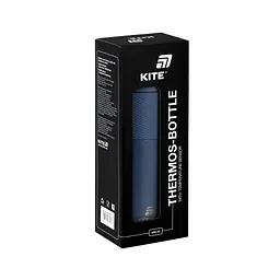 Термокружка Kite 1227 з термодатчиком 450 мл синій (K25-1227-2) - мініатюра 5