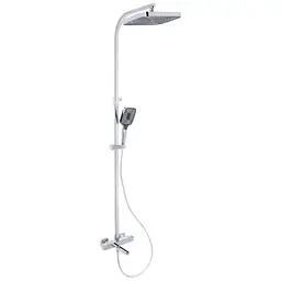 Душова система універсальна Qtap Sloup Chrome термостатична з виливом QTSLO51103OC48217