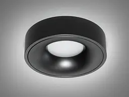 Світильник вбудований Diasha PR-12-BK Aluminium, 40W, чорний, діаметр 10 см, IP20, для коридору та вітальні