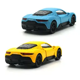 Автомодель TechnoDrive Maserati MC20 синій, жовтий (250950) - мініатюра 2