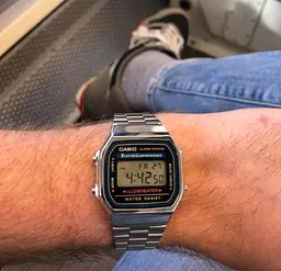 Годинник Casio A168WA-1YES - мініатюра 4