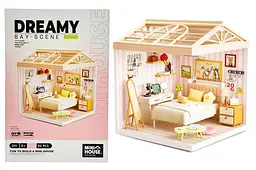 Конструктор-румбокс 8004 MINI HOUSE серії "Інтер'єр" – Спальня (світло)