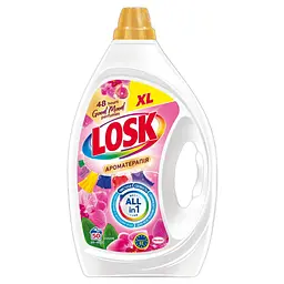 Гель для прання Losk  Color Ароматерапія Ефірні олії та аромат Малазійської квітки 2.25 л 50 циклів прання - мініатюра 2