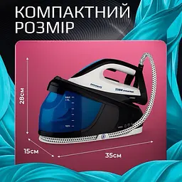 Парогенератор 3100W з керамічною підошвою та знімним резервуаром 1,5 л - мініатюра 7