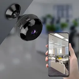 Міні-камера відеоспостереження з Wi-Fi / Портативна камера з мікрофоном / Бездротова міні-камера з магнітним кріпленням - мініатюра 3
